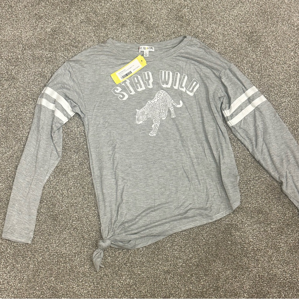 Irie Side Tie Varsity Graphic Tee